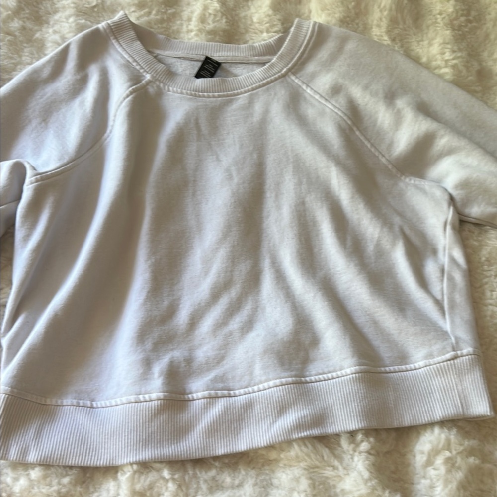 White Crewneck Sweatshirt